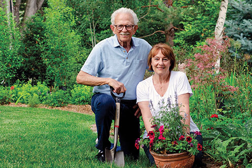 Thomas Cooper and his wife, Ginny. 