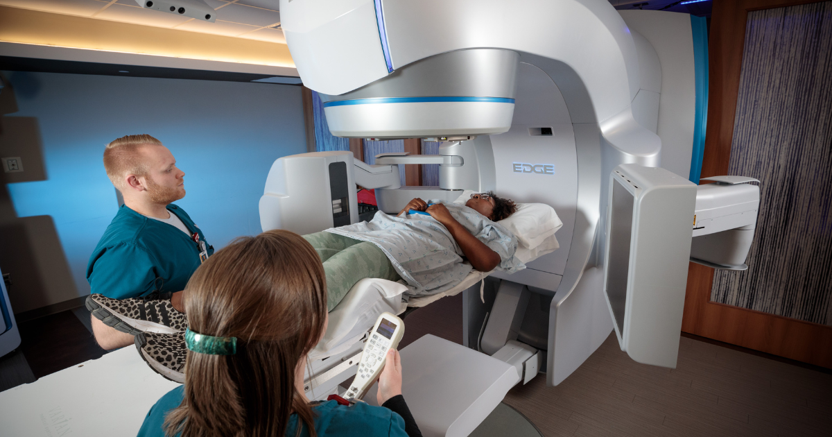 Radiation Oncology Department’s linear accelerator