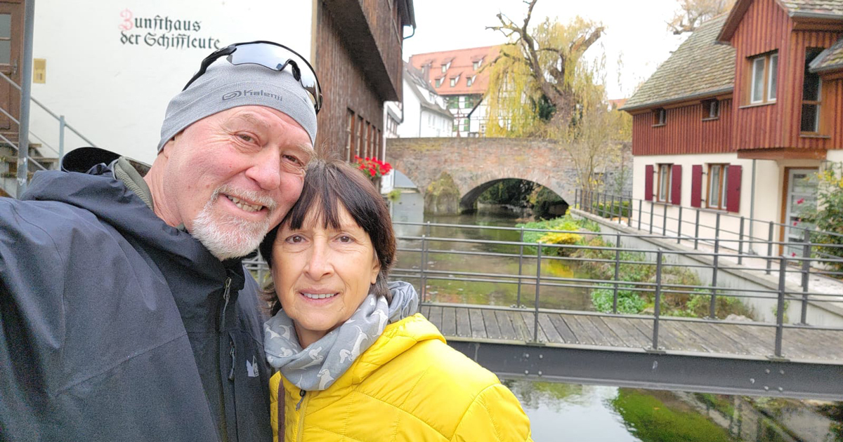 Stephen Turkovich and his wife Beate