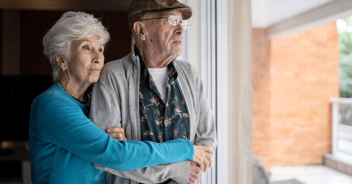 elderly couple