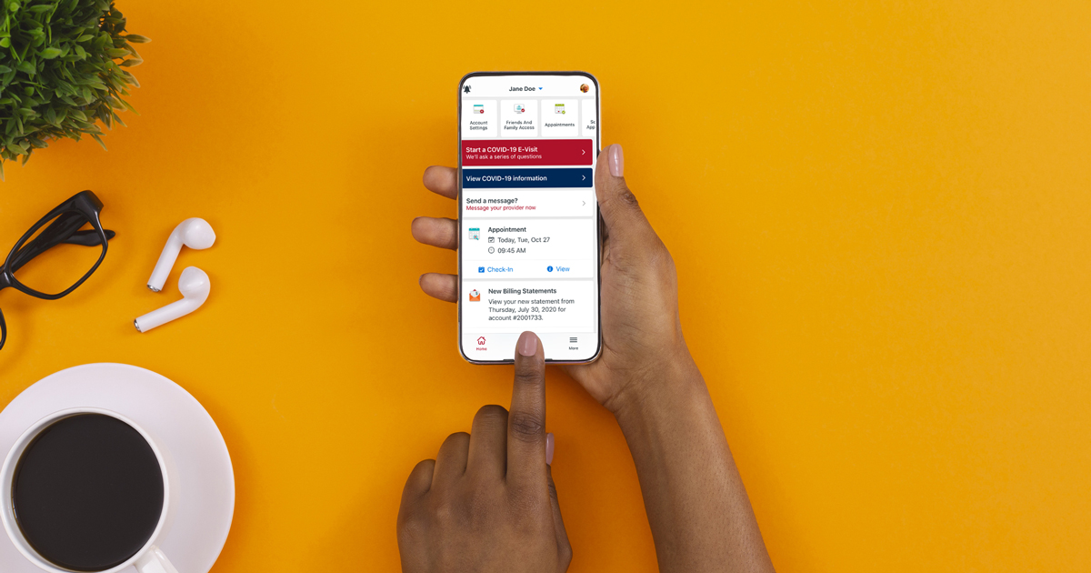 Think you might have COVID-19? Start with an E-Visit