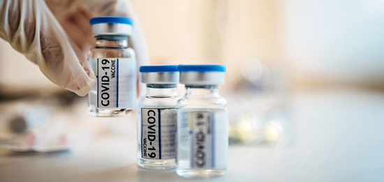 Vials of vaccine