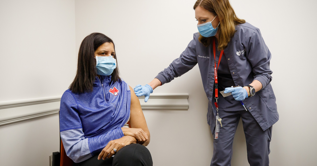 Cheryl Logan, EdD, superintendent of Omaha Public Schools, participated in the phase 3 clinical trial led by Diana Florescu, MD, at the University of Nebraska Medical Center.