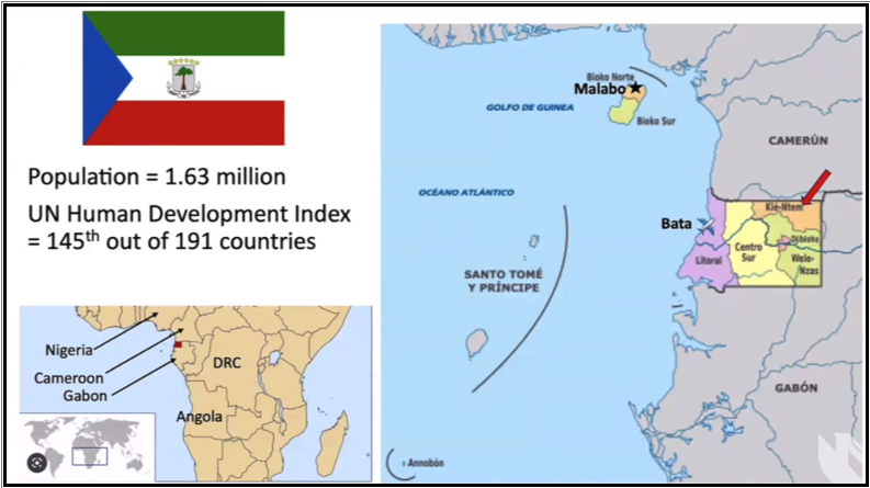 Map of Marburg virus outbreak