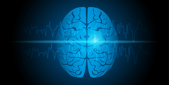 illustration of brain waves