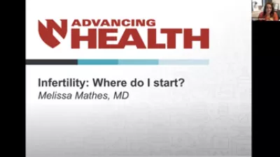 screen shot of the infertility webinar