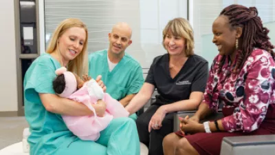 Christie Barnes, MD, Precious Bartilol, William Thorell, MD, Amie Hollard, MD, and Marion Bartilol